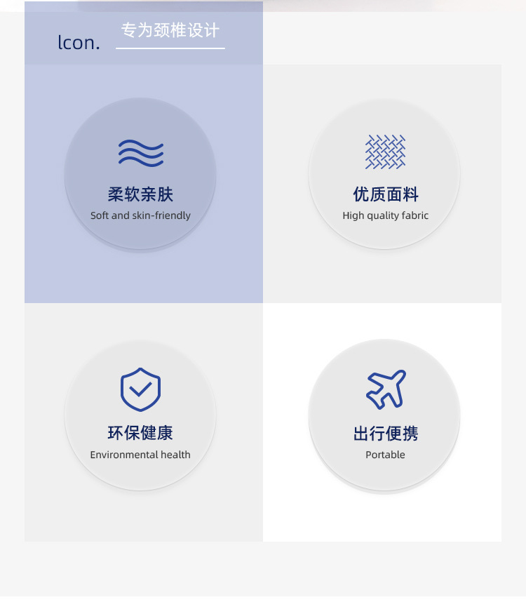 Summer bestselling travel airplane pillow, office prone sleeping space cotton U-shaped adult business neck pillow core pic 4