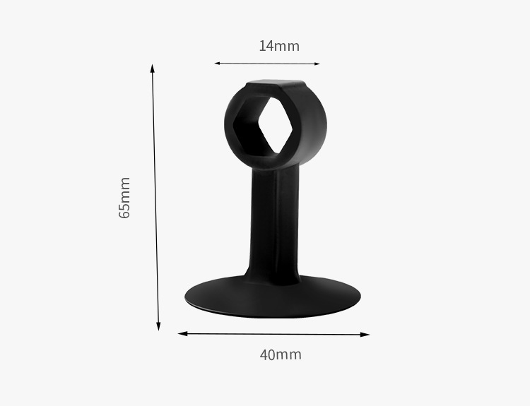 New silicone door handle, door suction, anti-collision pad, toilet suction cup, door lock without drilling, window, bathroom door stop, door collision pic 19