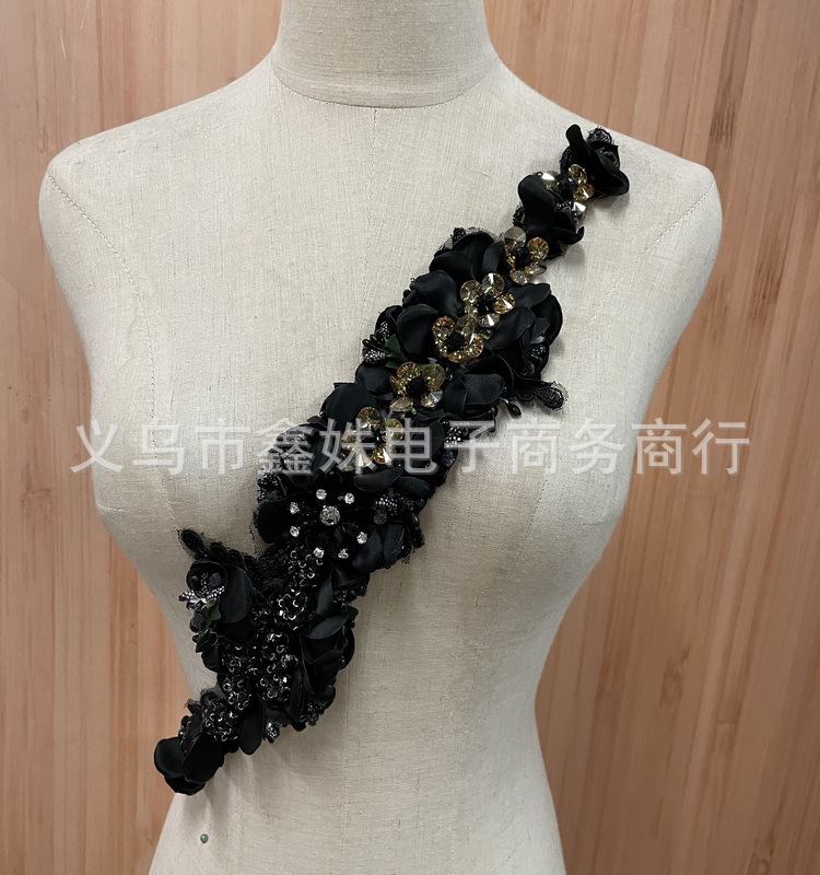 批发手工DIY水钻烫钻组合粘花服装辅料详情11