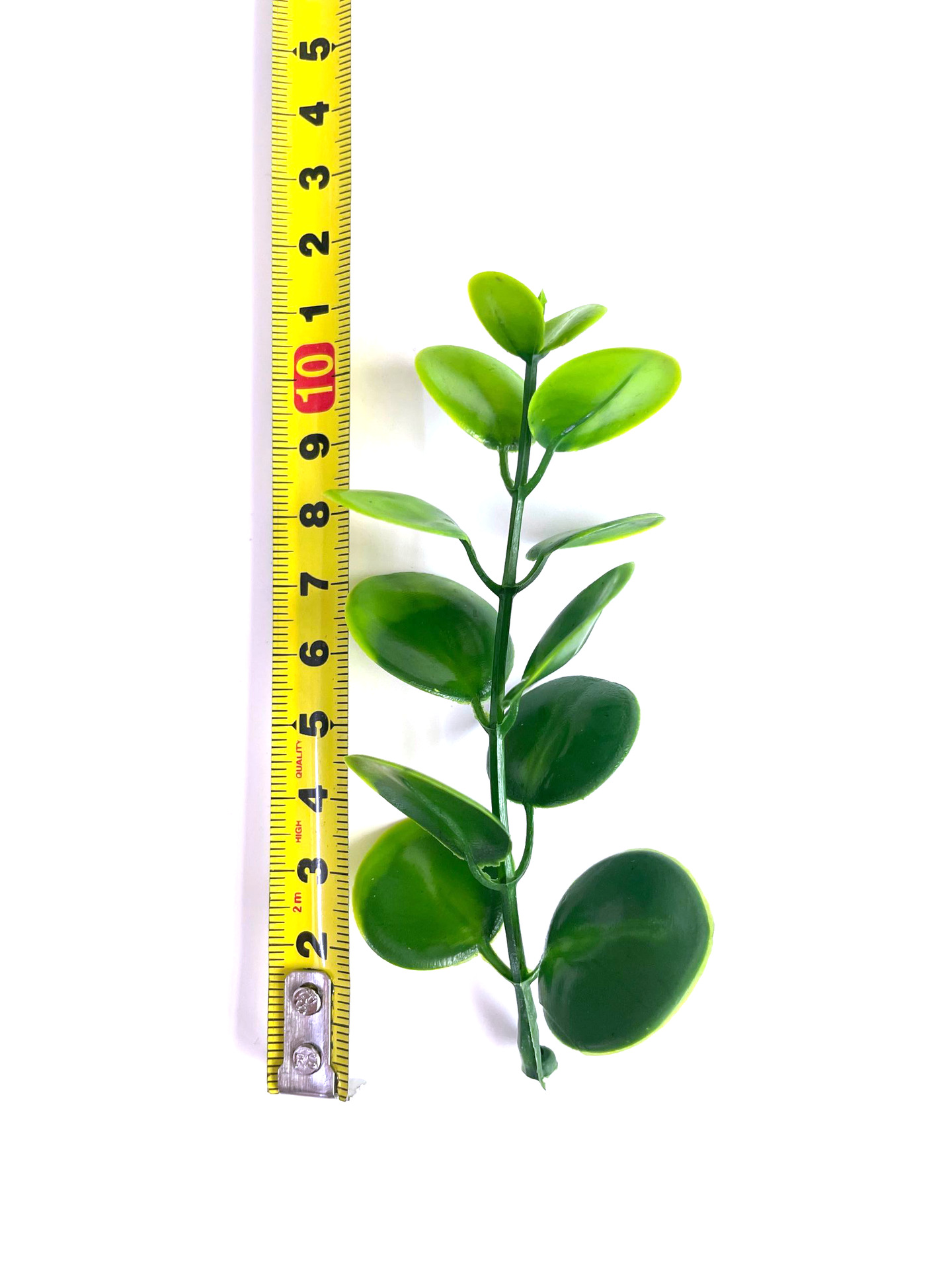 厂家批发仿真尤加利金钱草桉树叶绿植塑料水草假花配件办公园艺装饰详情11