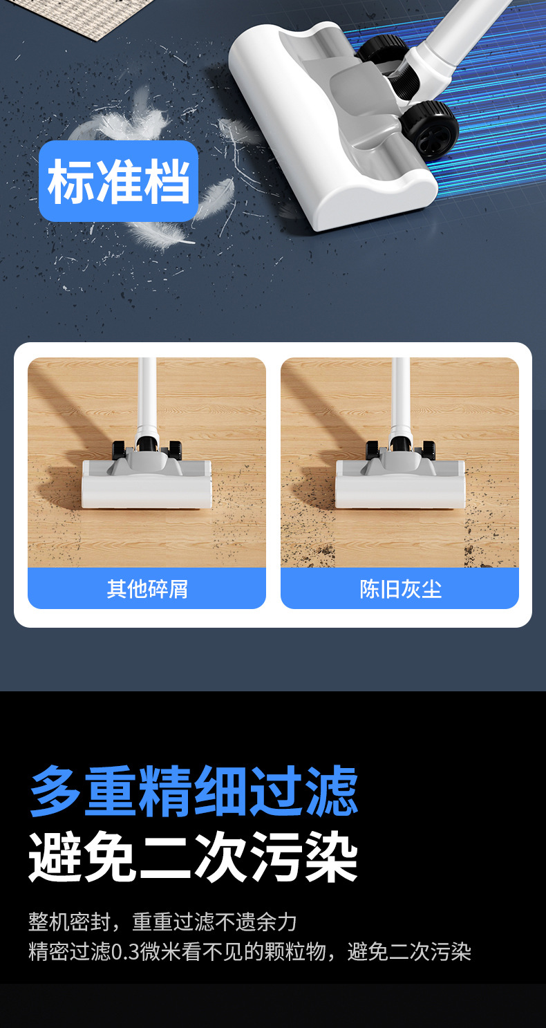 Purple cordless vacuum cleaner for both vacuuming and blowing, portable washing machine and engraving machine accessories pic 17