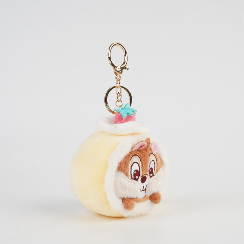 正版迪士尼挂件史迪奇公仔玩偶草莓熊毛绒玩具朱迪尼克书包挂饰女详情23