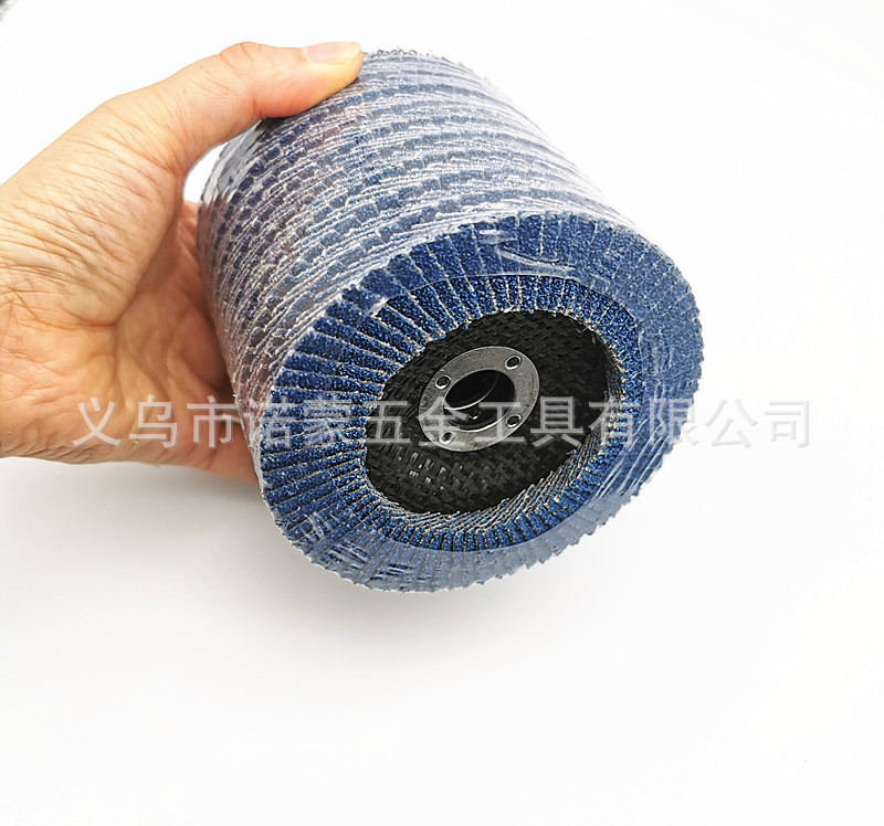 5-inch 125mm mesh cover calcined blue sand, 100-blade impeller, 100-blade polishing disc, grinding disc, Angle grinder impeller pic 9
