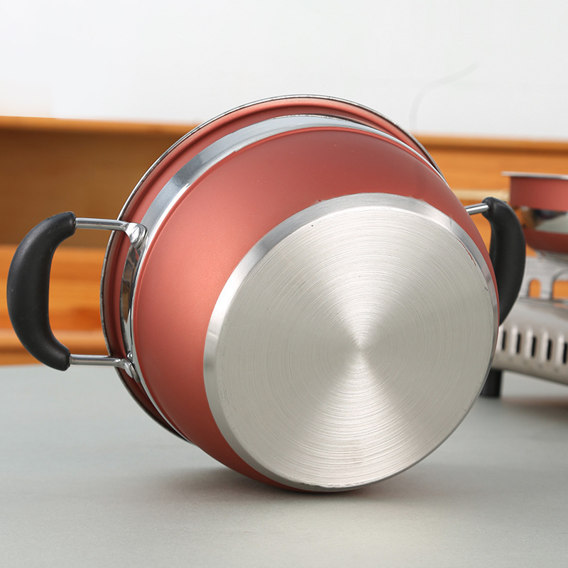 跨境爆款不锈钢12件套锅 外贸供应复底汤锅奶锅煎盘组合锅具套装详情6