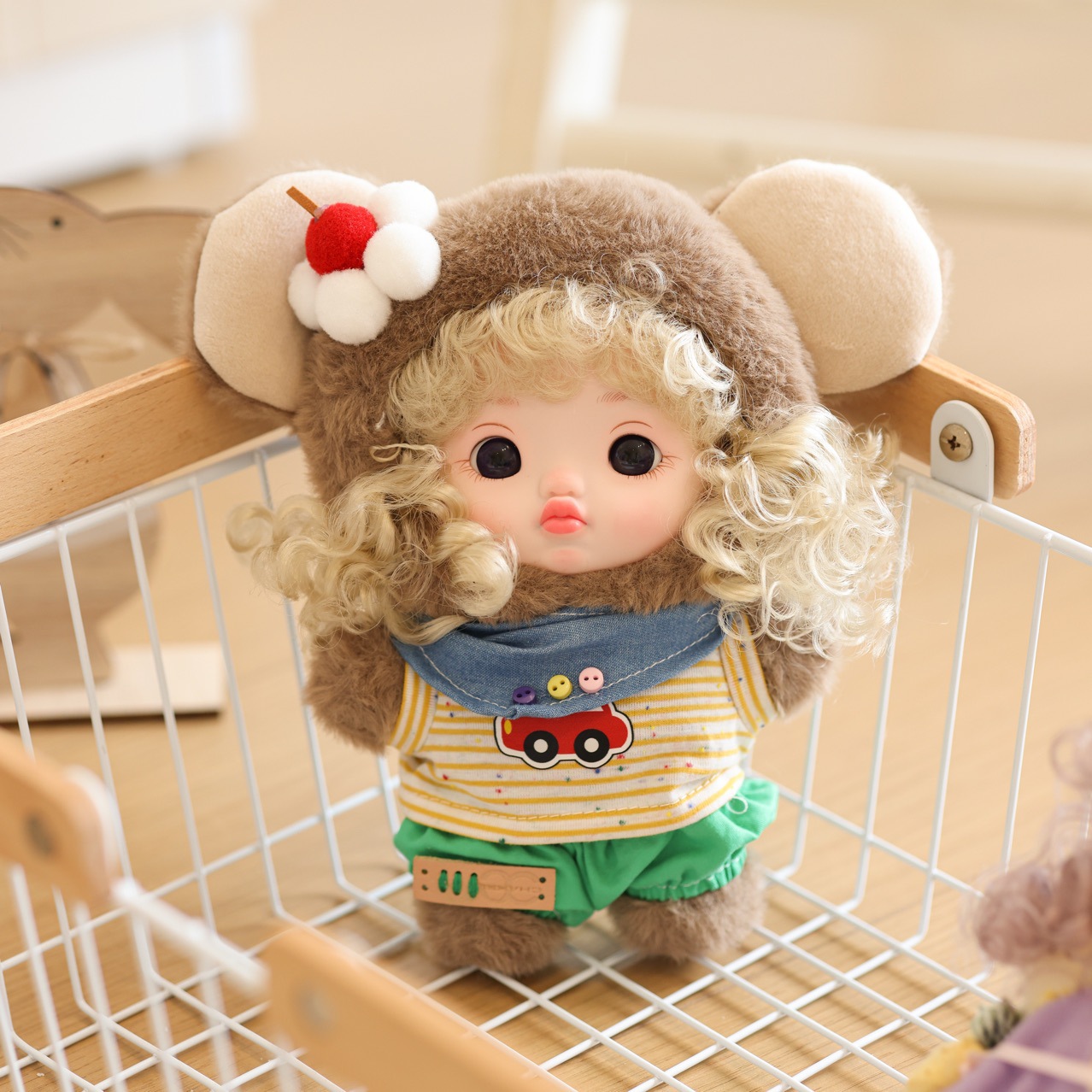 正版可可酱二代18cm毛绒公仔潮玩盲盒手办摆件可爱娃娃女孩礼物详情2