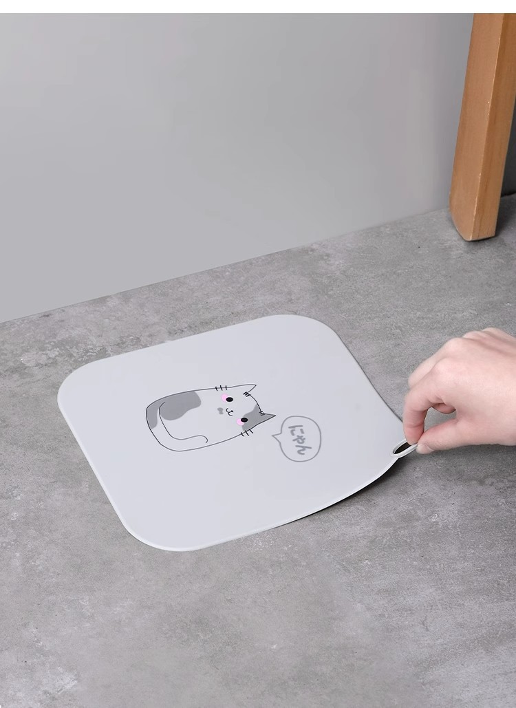 Anti-odor floor drain, household bathroom, bathroom silicone mat, washbasin drain pipe, universal anti-reverse water cover plate pad wholesale pic 20