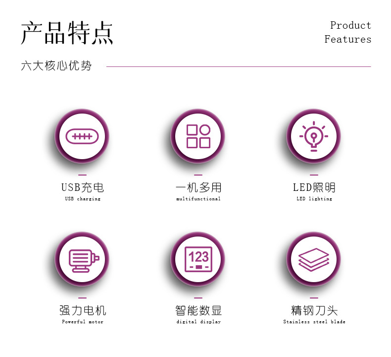 MARSKE女士电动脱毛器套装女士剃毛器多功能电动拔毛器脱毛神器男女通用全身脱毛仪详情2