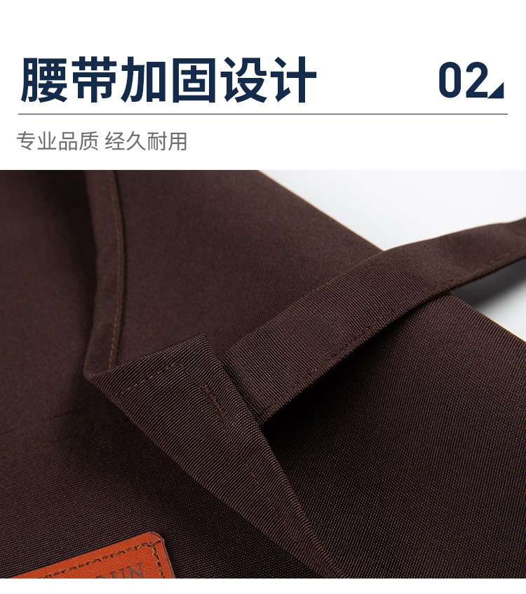 厂家批发围裙厨房家用围裙广告印字logo防水帆布围裙详情13