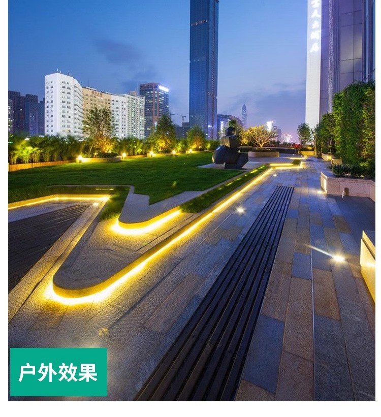 Ultra-thin led light strip 220v ultra-bright outdoor waterproof self-adhesive linear atmosphere home living room ceiling COB soft light strip pic 24