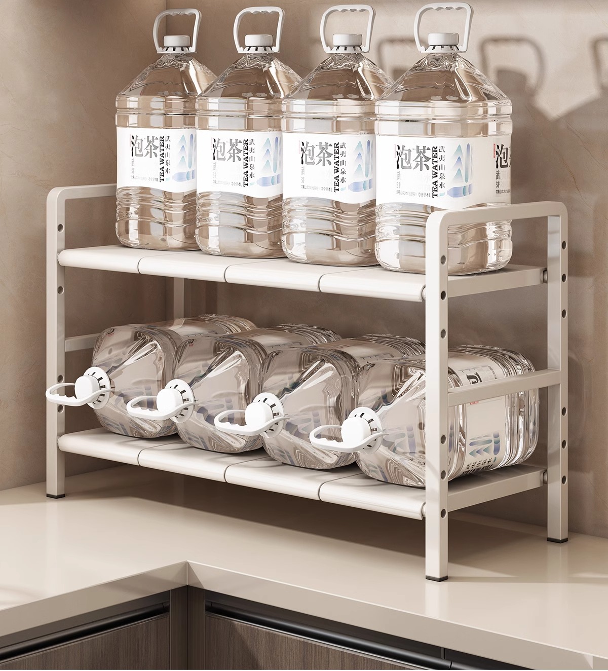 可伸缩厨房下水槽置物架橱柜内放锅架家用多层柜子分层锅具收纳架详情15