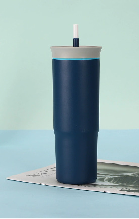 New cross-border 304 stainless steel insulated cup with handle, 40oz large capacity outdoor straw ice cube cup, daily necessities pic 27