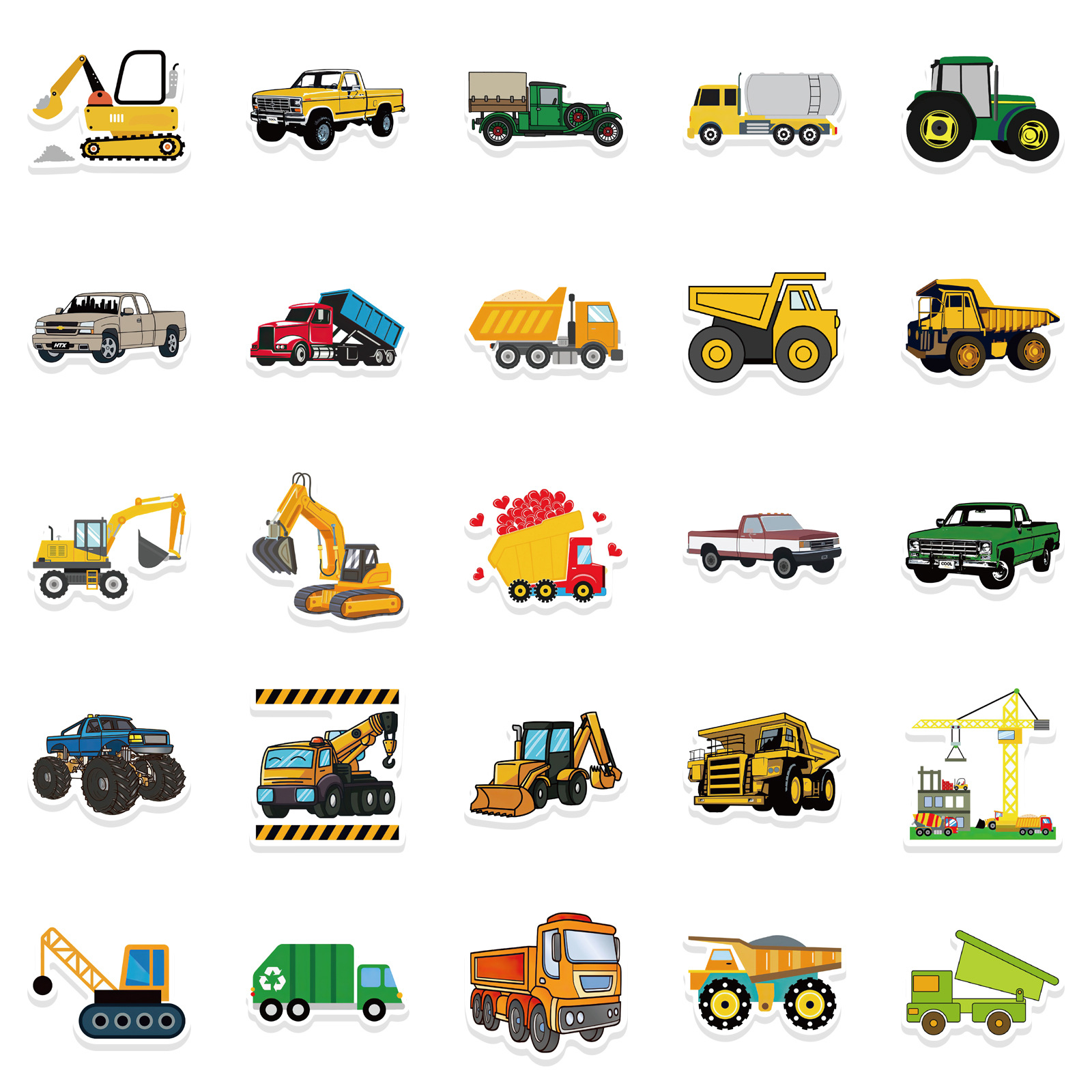 卡通风格卡车塑料小车详情4