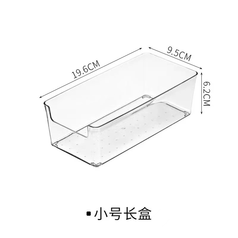 桌面收纳盒亚克力化妆品零食透明筐护肤品面膜宿舍整理杂物置物架详情14