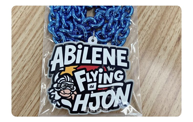 厂家EVA泡沫大项链球迷粉丝吊坠服饰球队啦啦队吊牌NFL跨境详情7