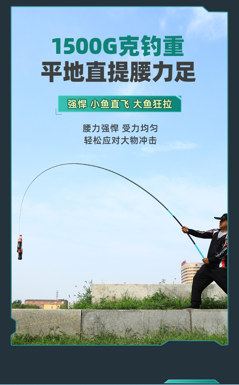 Dawa Wave Tip long-section fishing rod, stream rod, portable 28-adjustable ultra-light and ultra-hard fishing rod, hand rod, telescopic fishing rod wholesale pic 5
