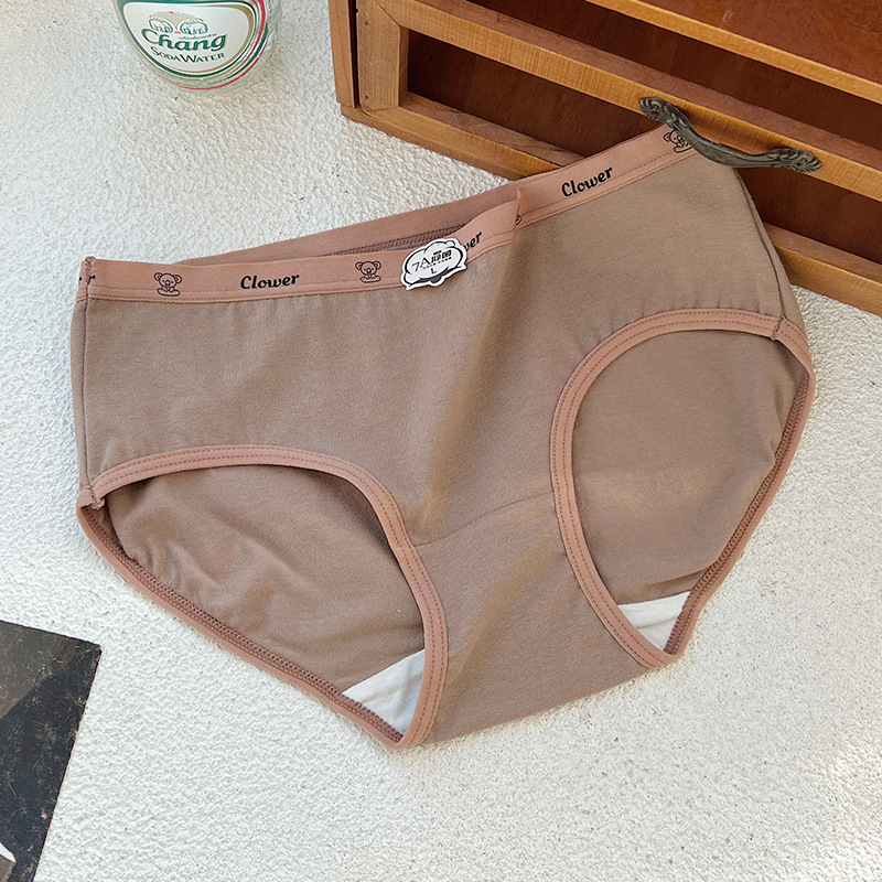7A全裤抑菌女士纯棉内裤女生夏季薄款中腰少女柔软透气亲肤三角裤详情26