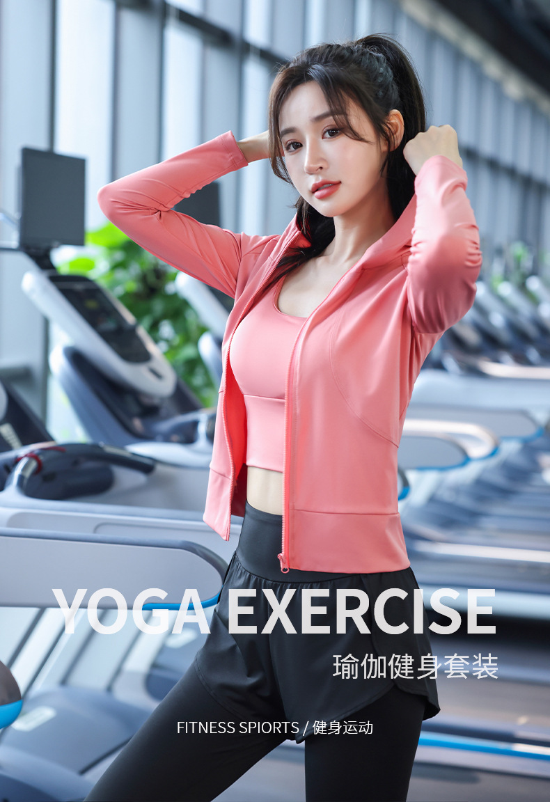 网爆款女生健身裤女子高弹力紧身跑步提臀外穿假两件运动长裤训练详情3