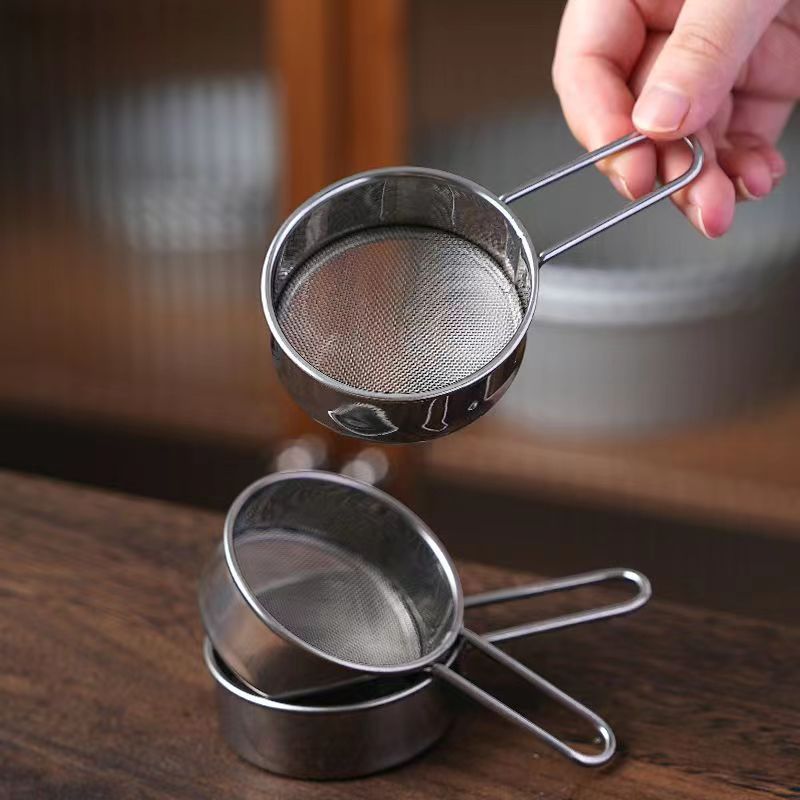 跨境迷你糖粉筛撒粉器可可粉糖霜抹茶粉筛中药渣过滤网家用面粉筛详情1