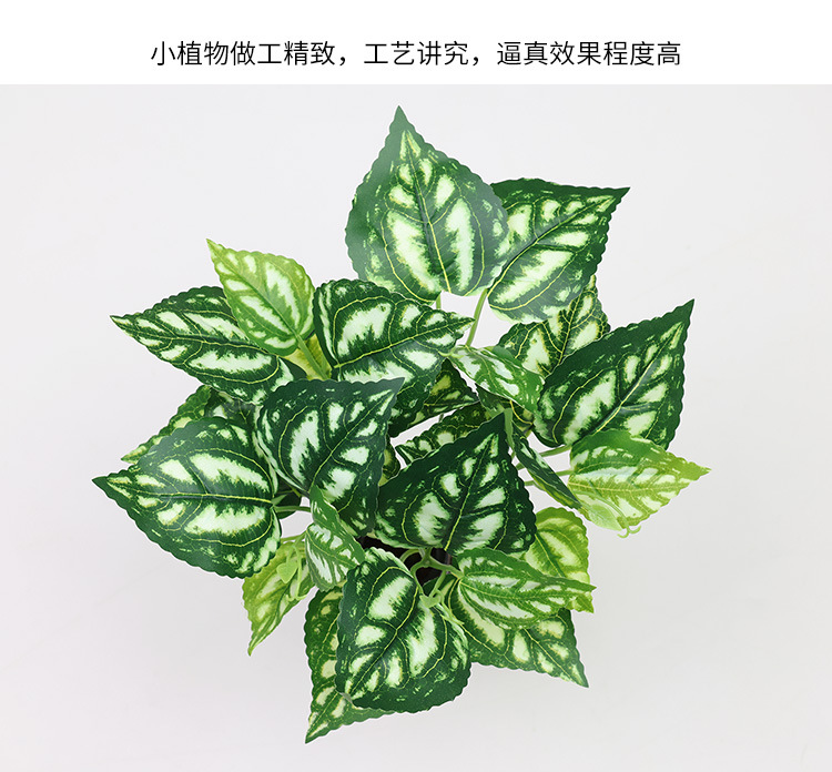 Artificial plant wall accessories, green plant wall hangers, Persian-style grass wall decoration, balcony background, office culture, gardening, branch and leaf tree ornaments pic 5