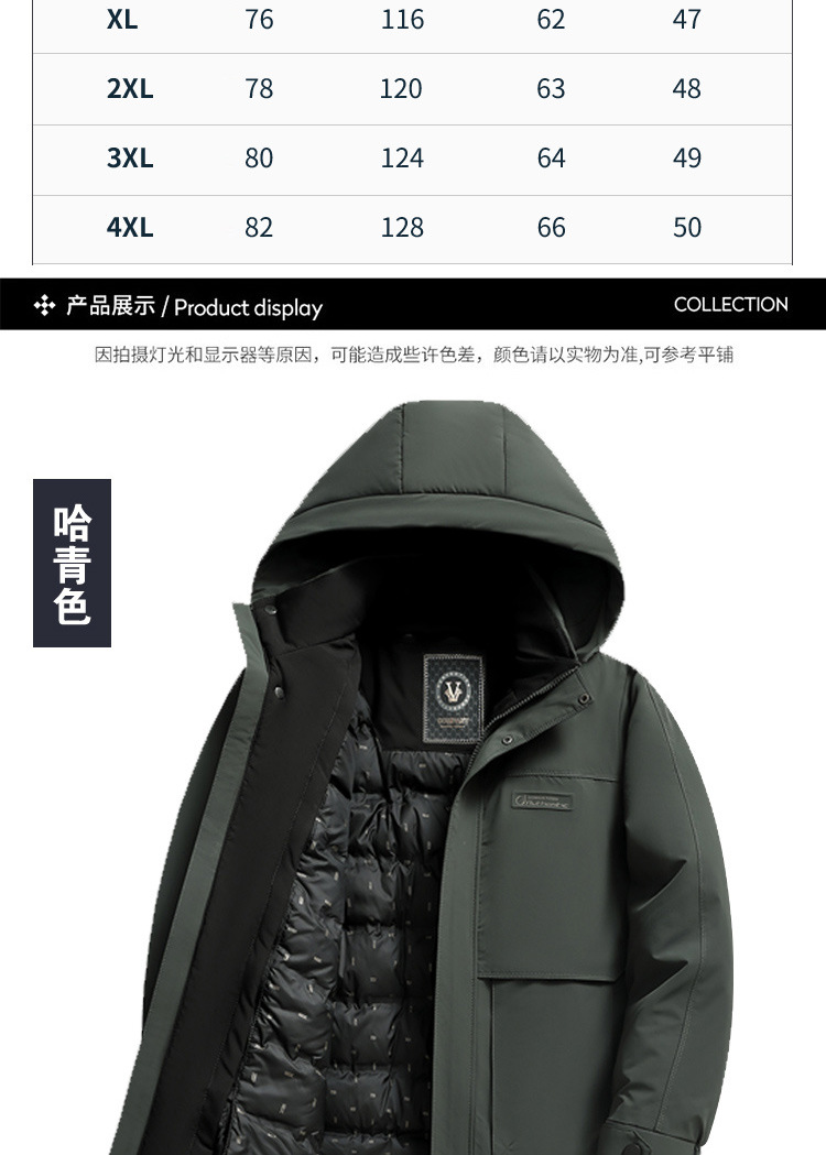 中年男士冬季新款羽绒服连帽脱卸内胆爸爸装加厚保暖休闲羽绒外套详情10