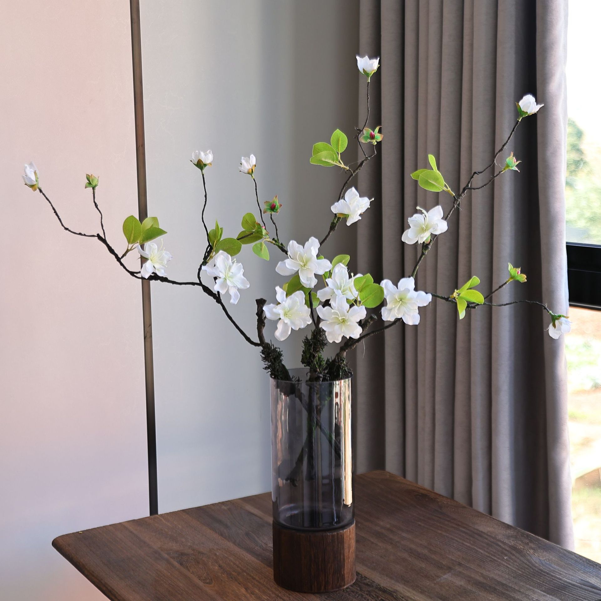 仿真花金丝兰家居中式古典茉莉花假花插花摆件新中式花朵家居装扮详情9