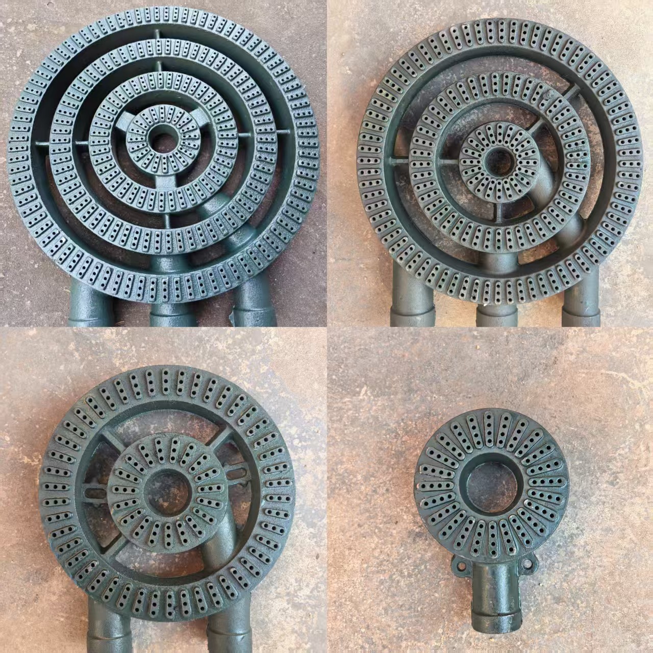 Cast iron gas stove, high-quality four-head multi-hole flame distributor, outdoor fierce stove core, stove ring accessories, stove head pic 7