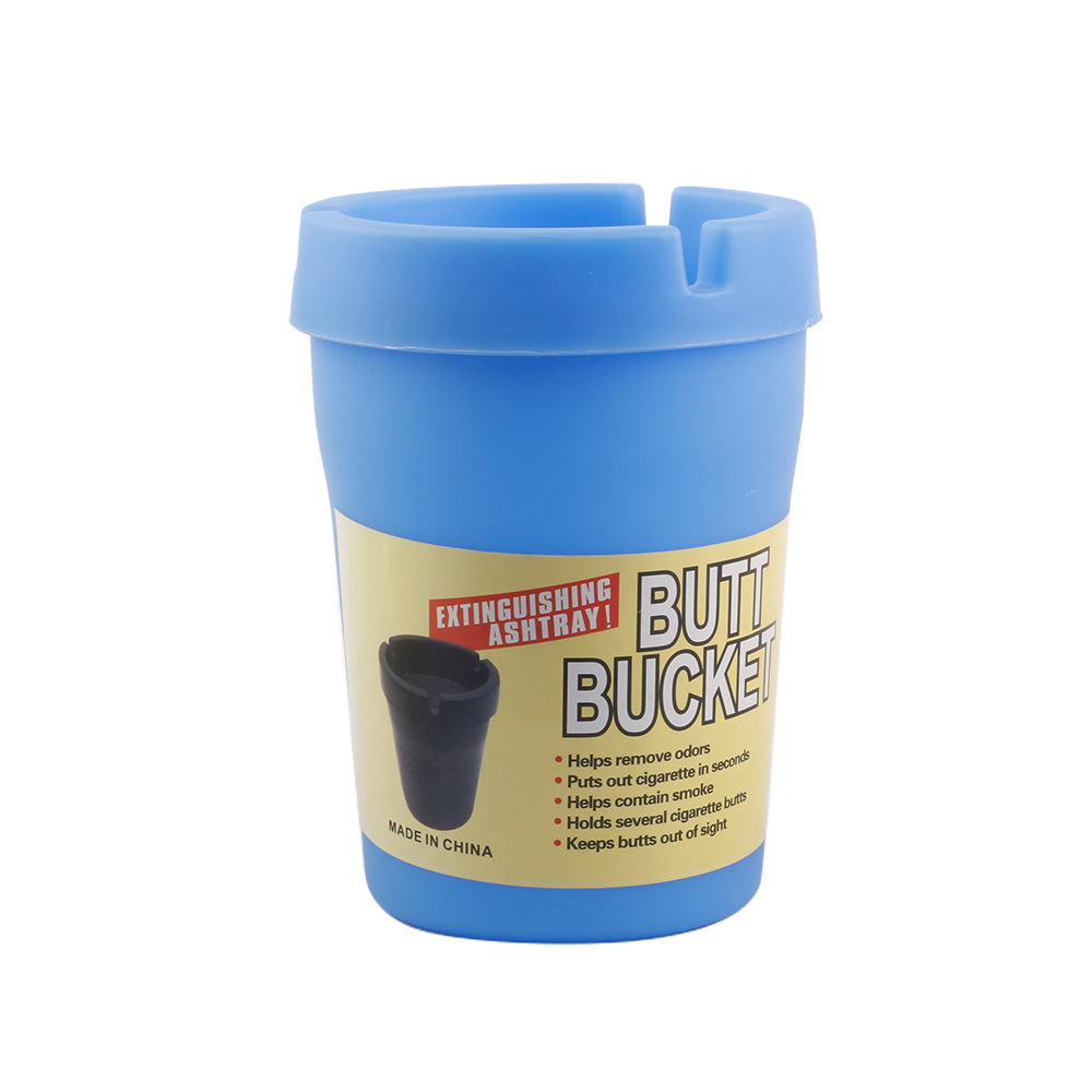 跨境热卖塑料车载烟灰缸 可拆卸便携PP材质多色塑料烟缸 Ashtray详情12