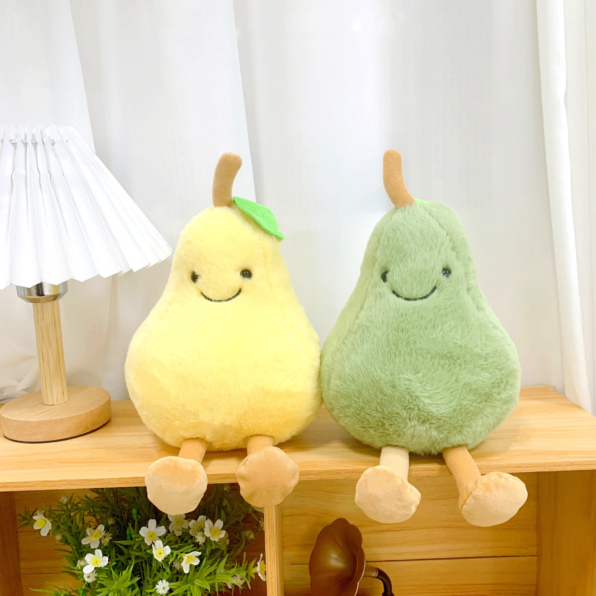 Xiaohongshu best-selling fruits, pears, plush toys, claw machines, street decoration, small gifts, factory wholesale pic 4