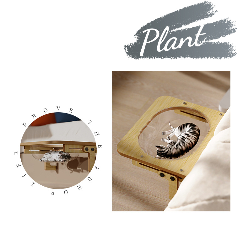 New large-sized space cabin cat bed, hammock, window sill, bedside hanging bed, four-season universal pet supplies, direct supply from the manufacturer pic 4