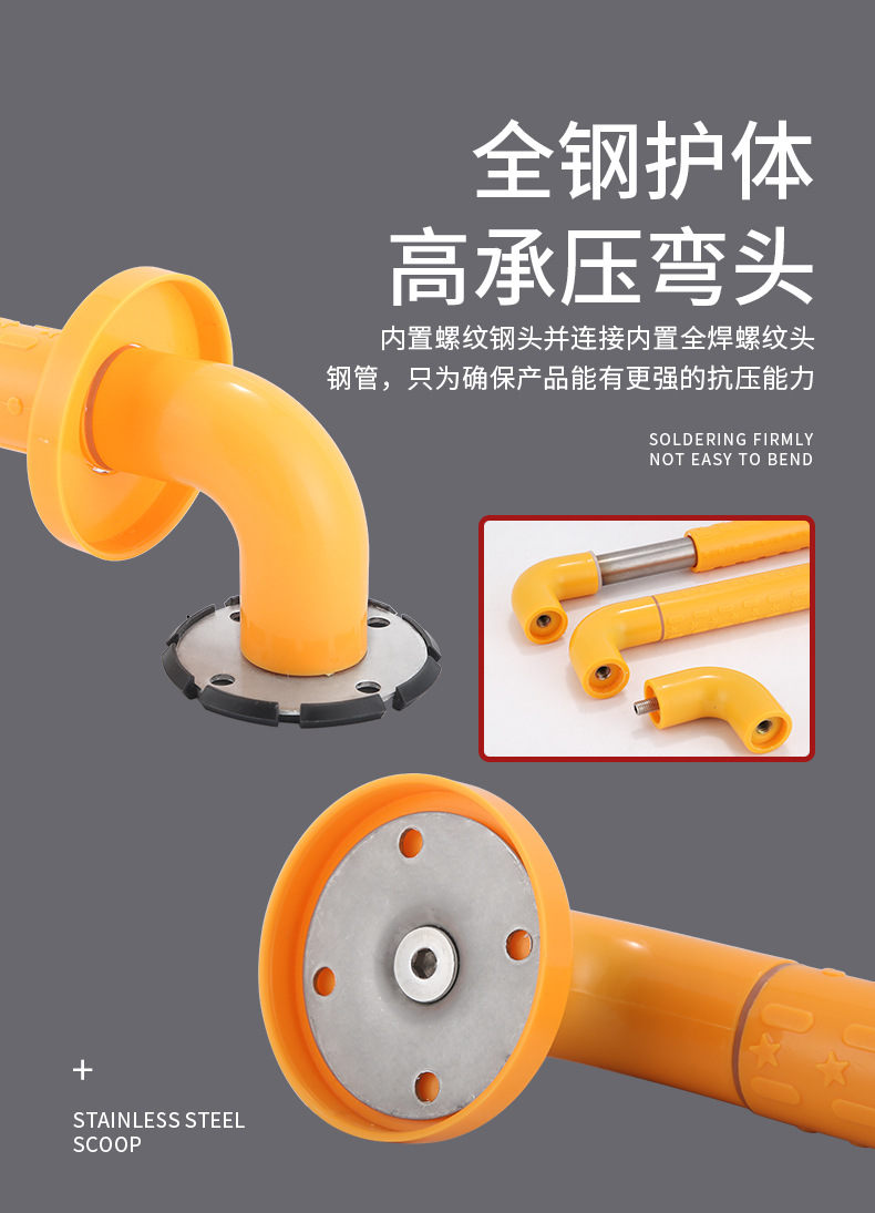 Bathroom safety anti-drop handrails, bathroom barrier-free toilet anti-slip railings, toilet stainless steel, disabled and elderly pic 7