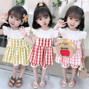 1-5 años niño vestido de verano manga corta shorts conjuntos bebé verano slim algodón lino camisetas suelto niño dos piezas lotes pic 10