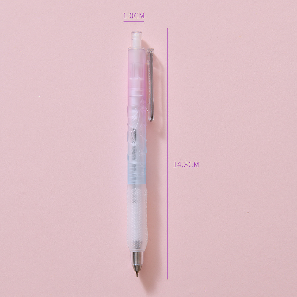 The new CS double-tip embossed pen from Chenxi features a low center of gravity press type gel pen, providing smooth and fluid writing. The dopamine pen body design ensures clear and long-lasting handwriting pic 17
