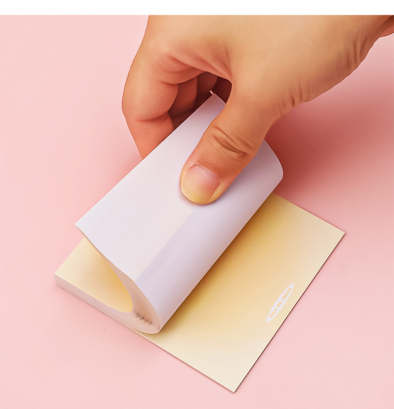 Gradient color sticky note paper, student n times blush, gradient planner sticky note book, student planner halo sticky note paper pic 15