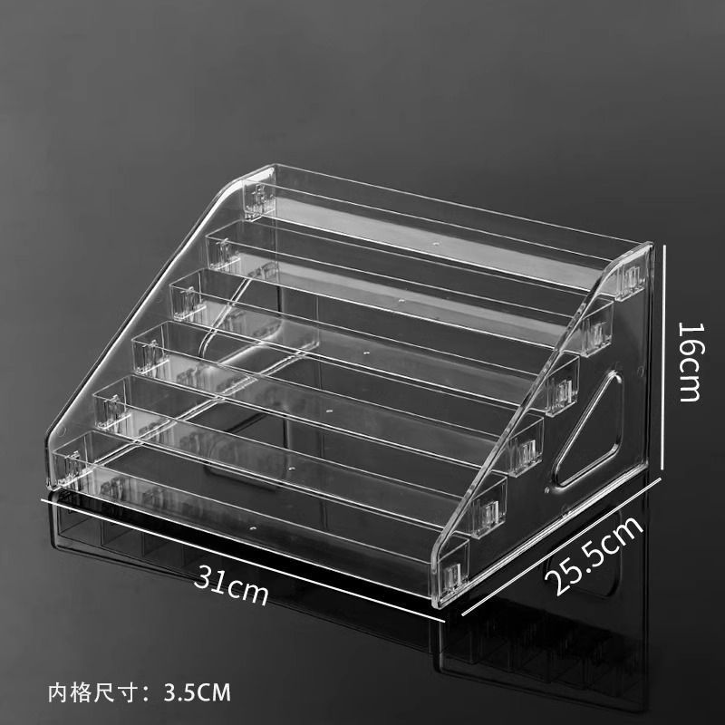 萌粒展示架多层乐高盲盒手办收纳盒透明亚克力吧唧立牌玩具陈列架详情6