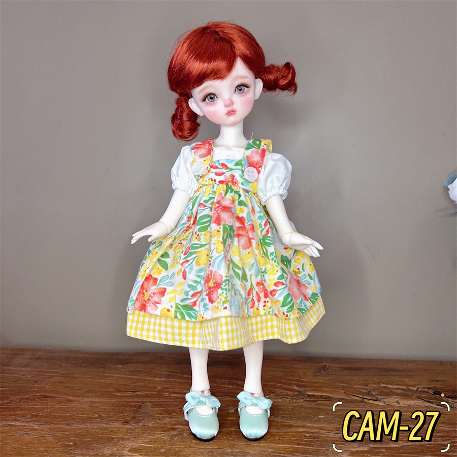 6分BJD玩偶换装衣服30厘米洋娃娃衣服森系可爱卡通洛丽塔裙子详情26