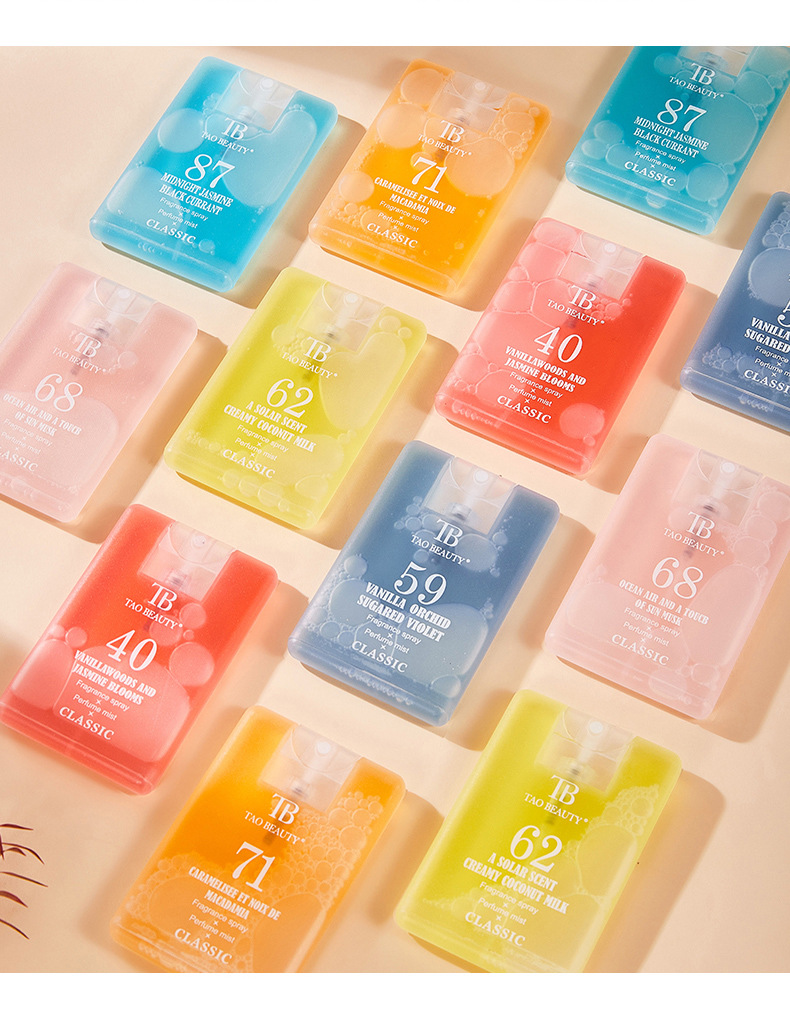 【跨境专供】Tao Beauty口袋香水20ml小巧便携持久留香卡片香水详情25