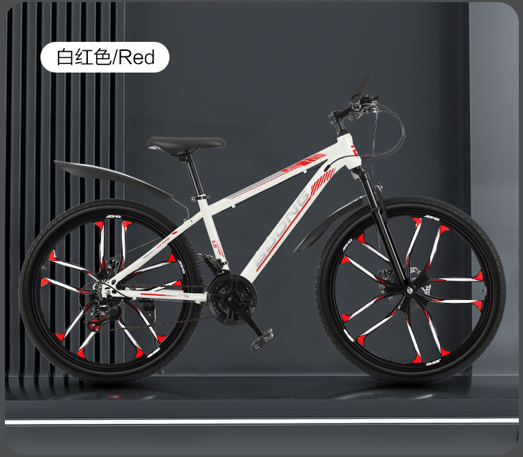 山地自行车26寸自行车24寸山地车21速山地自行车成人越野车学生车详情16