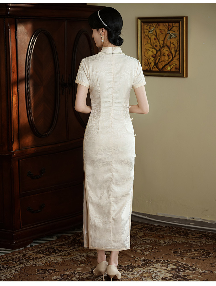 National trend cheongsam for women, Republic of China couple battle robes, Mongolian robes, slimming design sense pic 13