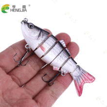 New 7-segment 10CM multi-segment fish bait from Lure bait wholesale, Mino hard bait, Hengjia vib fish bait pic 1