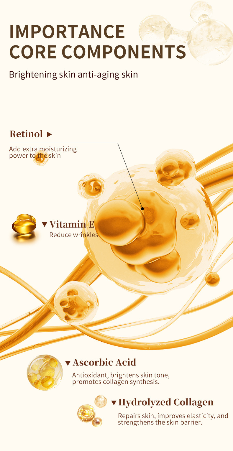 WWP跨境视黄醇面霜Whitening Cream滋润保湿抗皱紧致面霜50ml外贸详情9