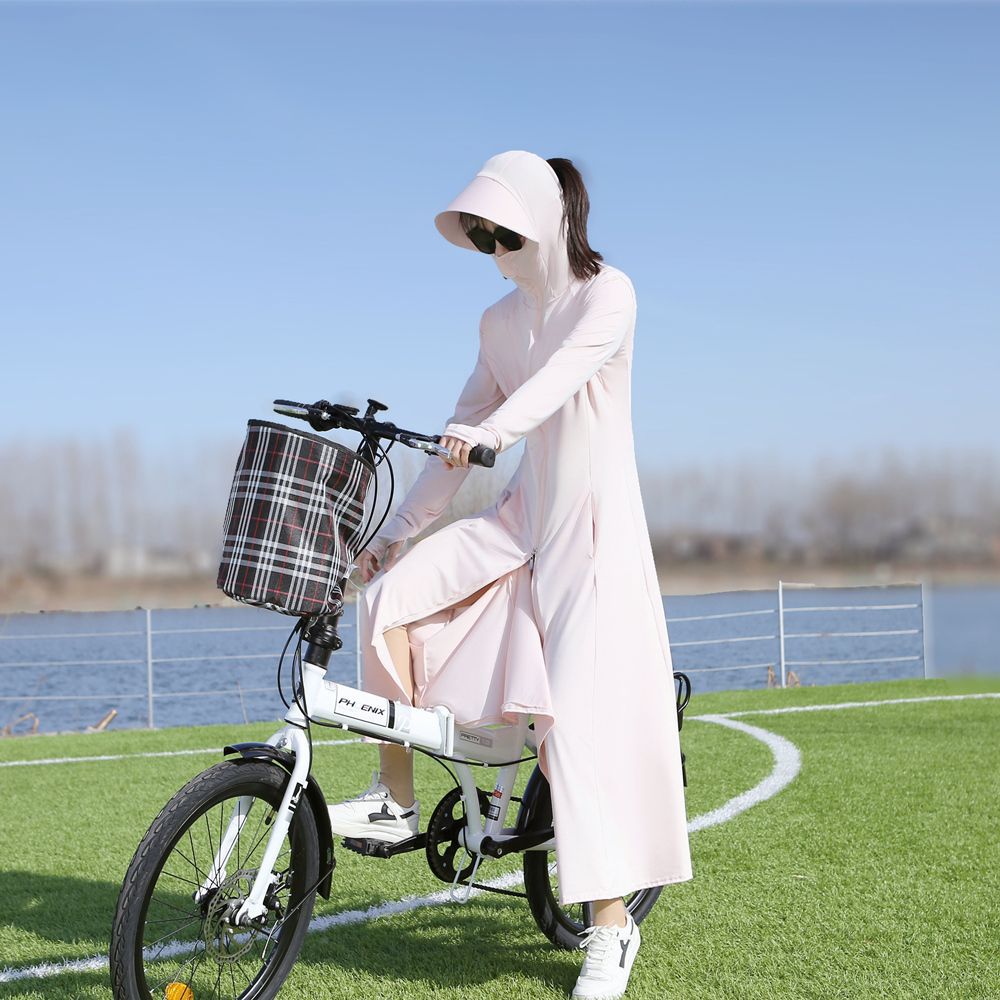 防晒衣女2025新款夏季防紫外线加长透气骑车防晒服冰丝防晒薄外套详情9