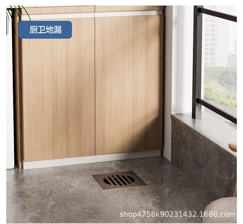 不锈钢密封防臭地漏卫生间下水道地漏厨房浴室洗衣机排水方形地漏详情30