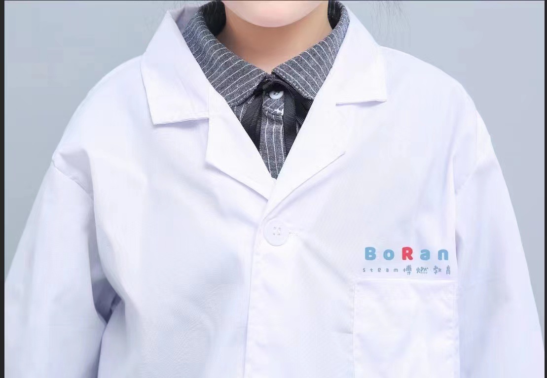 儿童护目镜化学服饰儿童眼镜上课教学化学实验围群护目镜配套服装详情15