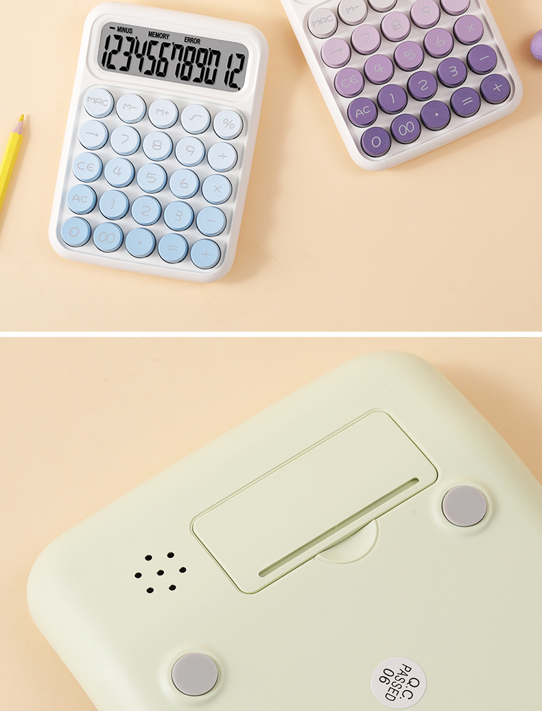 RZ-817 Pro大按键计算器12位大屏幕计算器高颜值可爱小清新计算器详情11