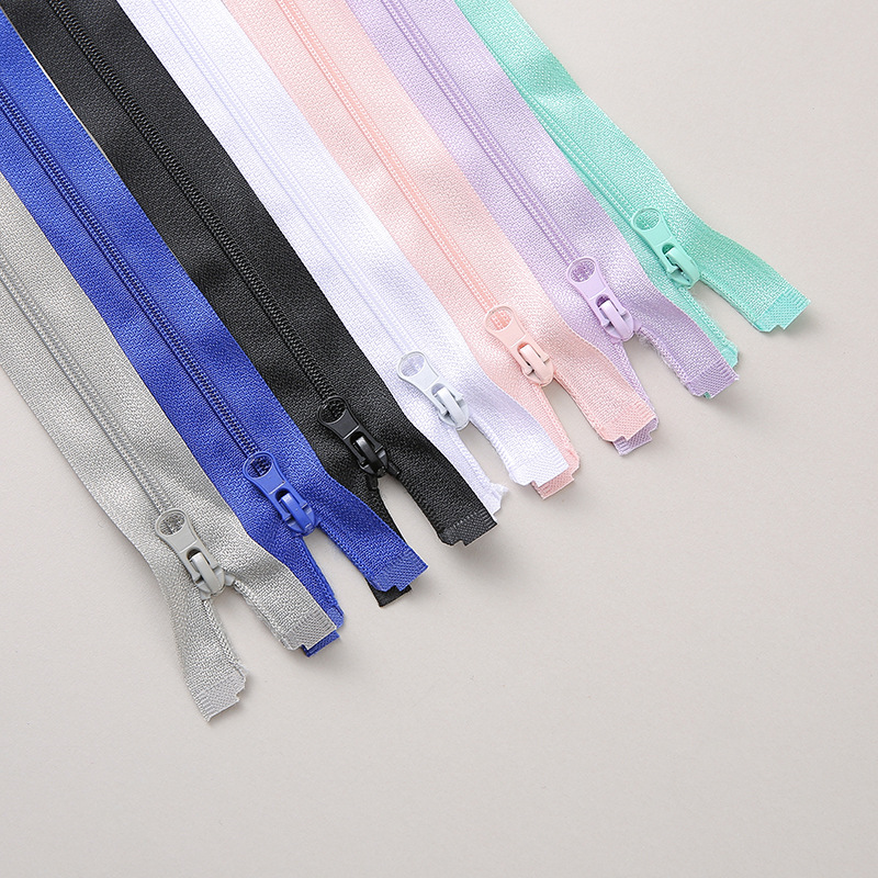 3号5号尼龙彩色拉链 细齿尼龙正齿拉锁校服衣服外套拉链 现货供应详情6