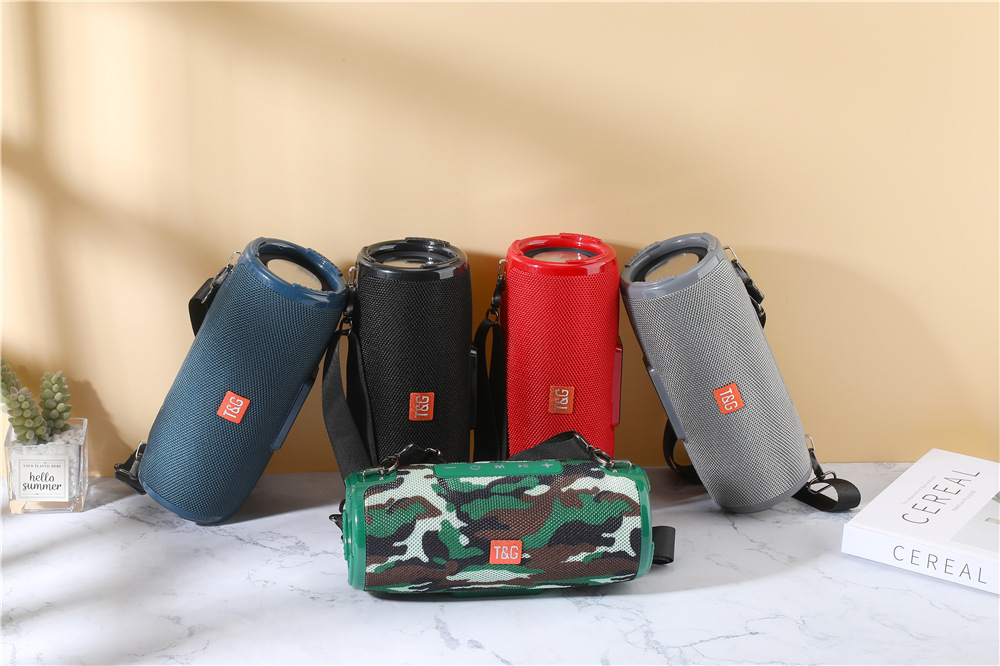 跨境新款便携蓝牙音箱户外创意插卡蓝牙音响布艺低音炮收音机批发详情12