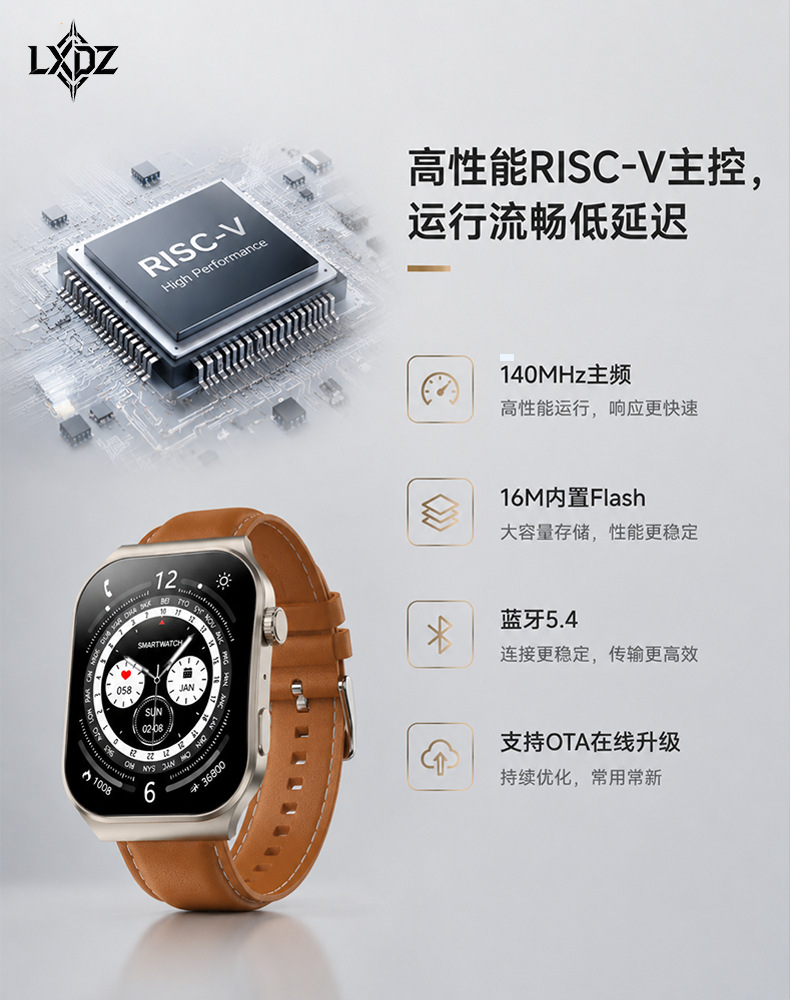 LXdZ源头工厂智能手表无创血糖心电血压健康监测蓝牙通话成人手表详情9