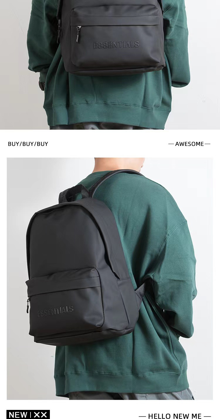 2024潮牌FOG双肩包ESSENTIALS中大学生书包个性潮流电脑包男女详情12