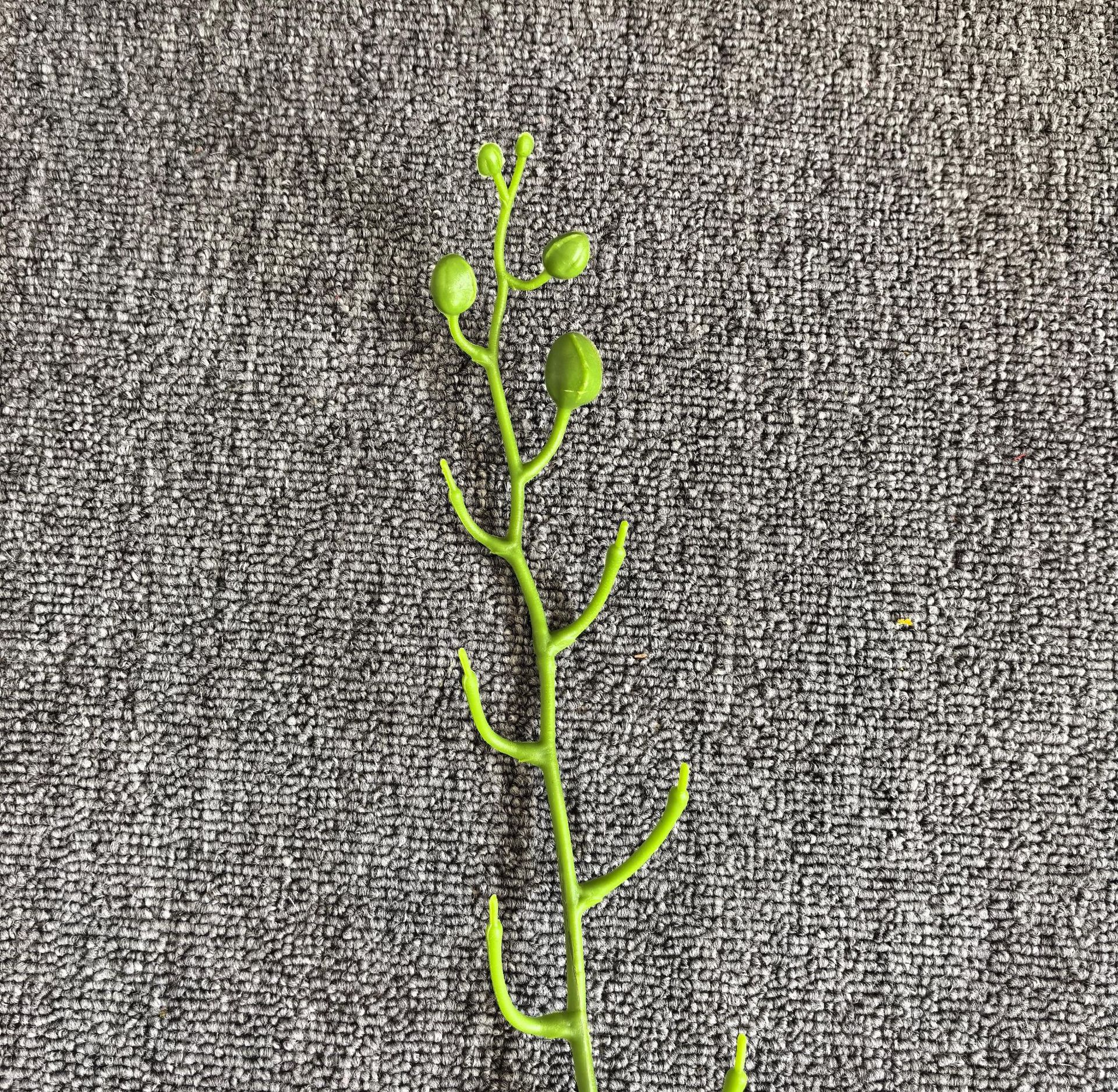 蝴蝶兰仿真花杆4头9头塑料插花植物花枝配件办公文化园艺装饰详情27