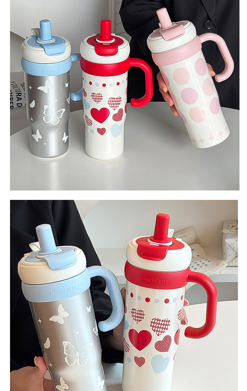 巨无霸水杯大容量耐高温女生运动水壶大号tritan高颜值吸管冰霸杯详情9